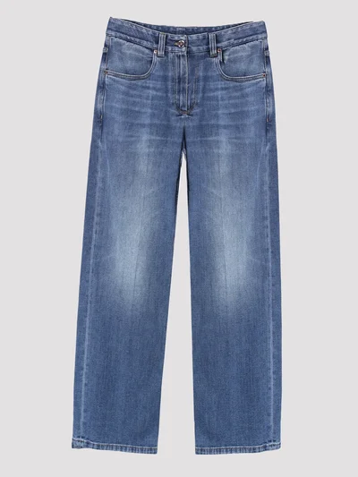 Джинсы цвет синий — превью 1