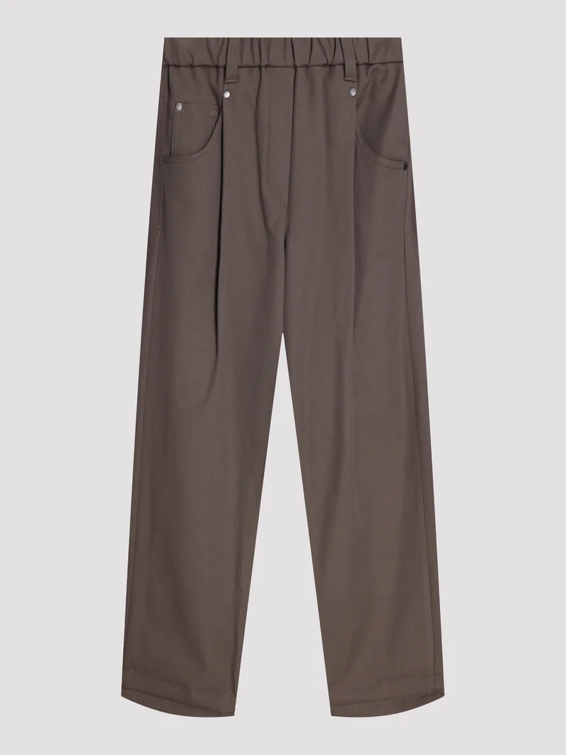 Брюки цвет коричневый