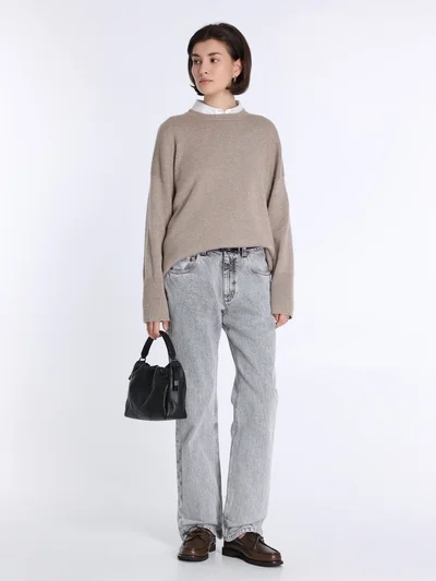 Джемпер цвет светло-коричневый — превью 3