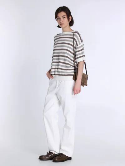 Джемпер цвет светло-бежевый — превью 4