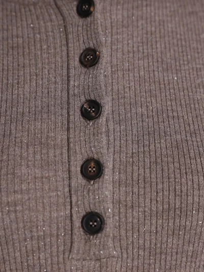 Джемпер цвет коричневый — превью 4