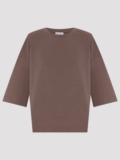 Футболка цвет кофе — превью 1