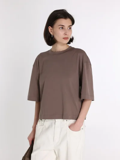 Футболка цвет кофе — превью 2