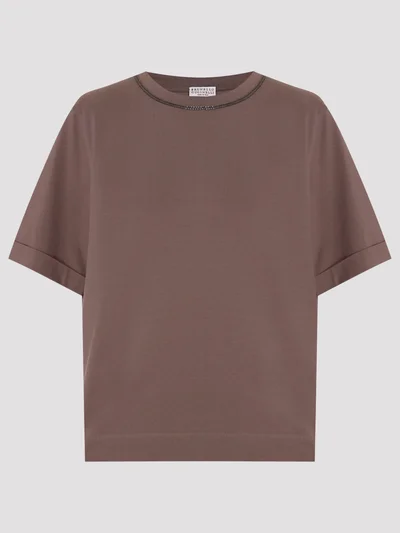 Футболка цвет кофе — превью 1