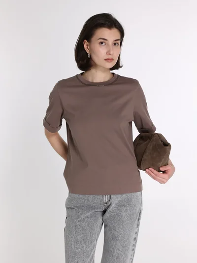 Футболка цвет кофе — превью 2