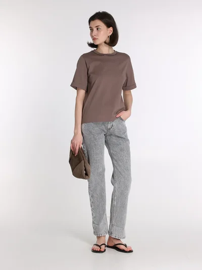 Футболка цвет кофе — превью 3