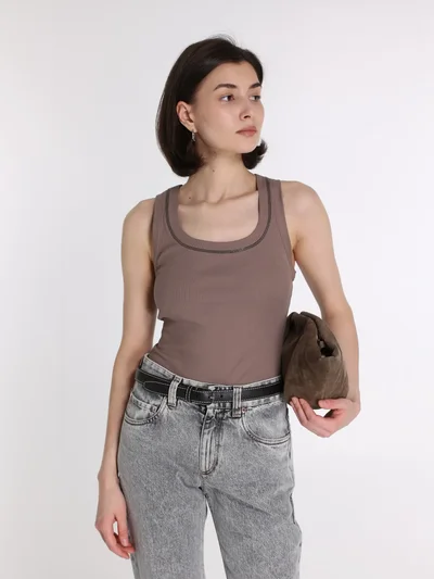 Майка цвет кофе — превью 2