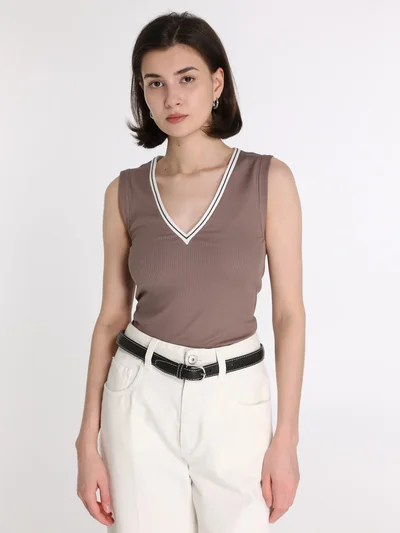 Майка цвет кофе — превью 2