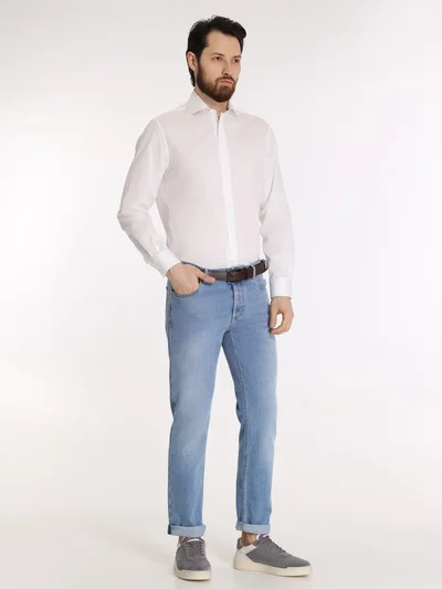 Джинсы цвет голубой — превью 2