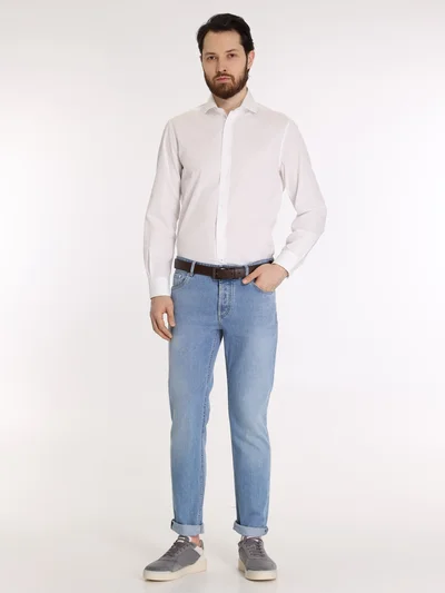 Джинсы цвет голубой — превью 3