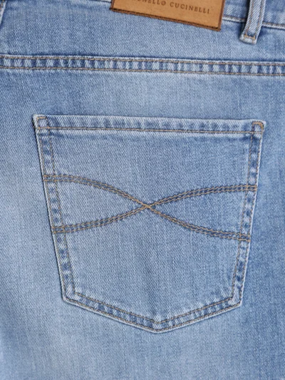 Джинсы цвет голубой — превью 4