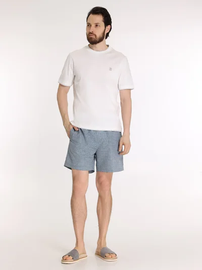 Шорты цвет голубой — превью 2