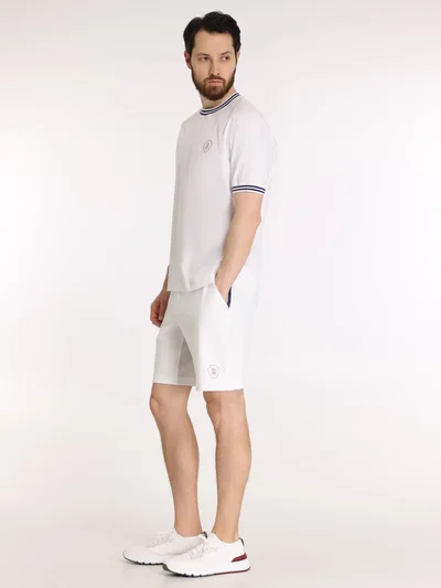 Шорты цвет синий — превью 3