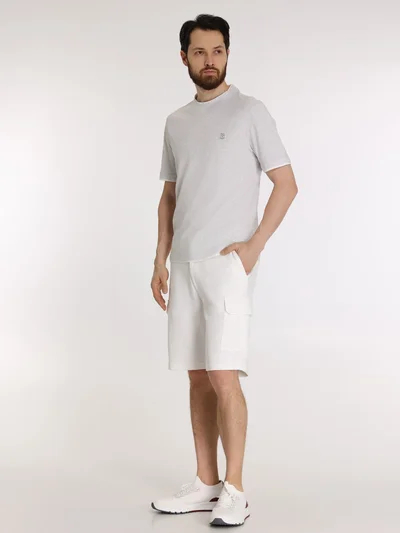 Футболка цвет жемчужный — превью 4