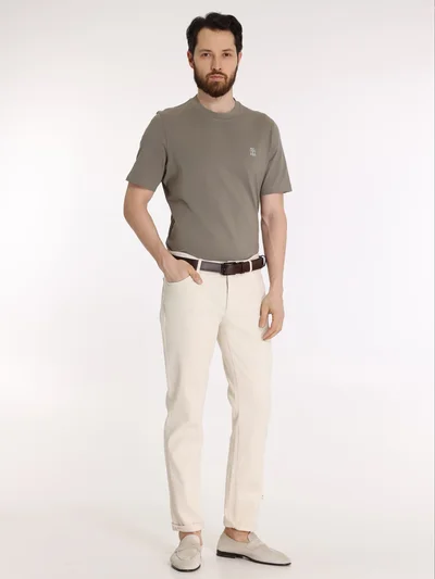 Футболка цвет хаки — превью 3