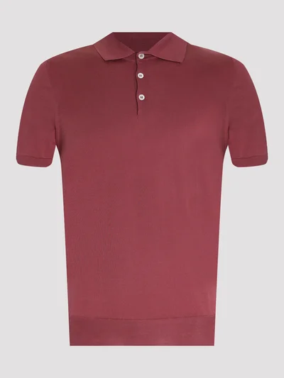 Поло цвет винный — превью 1