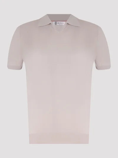 Поло цвет бежевый — превью 1