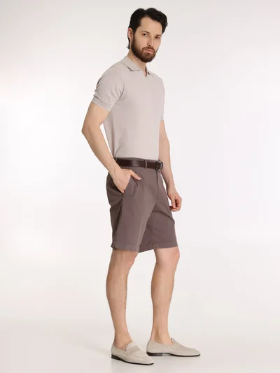 Шорты цвет коричневый — превью 2