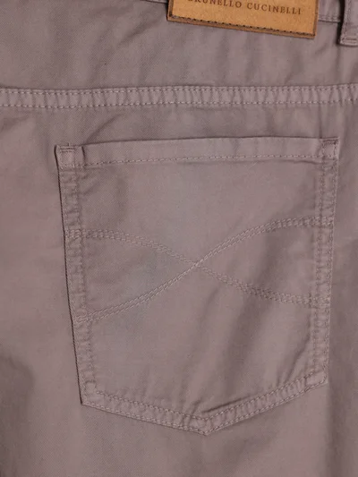 Брюки цвет коричневый — превью 4