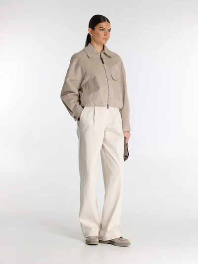 Куртка цвет бежевый — превью 3