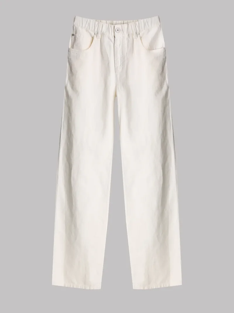 Джинсы цвет белый