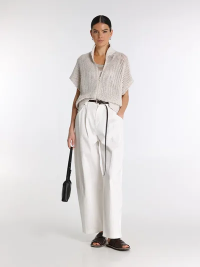 Брюки цвет белый — превью 4