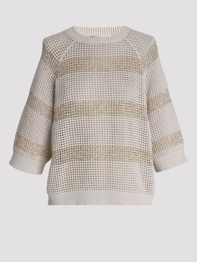 Джемпер цвет молочный — превью 1