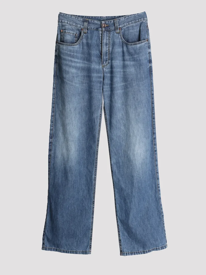 Джинсы цвет светло-синий