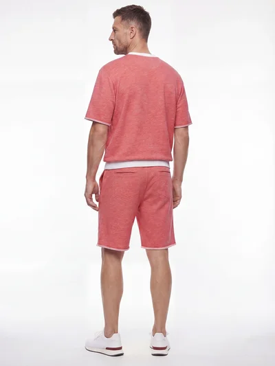 Шорты цвет ягодный — превью 3