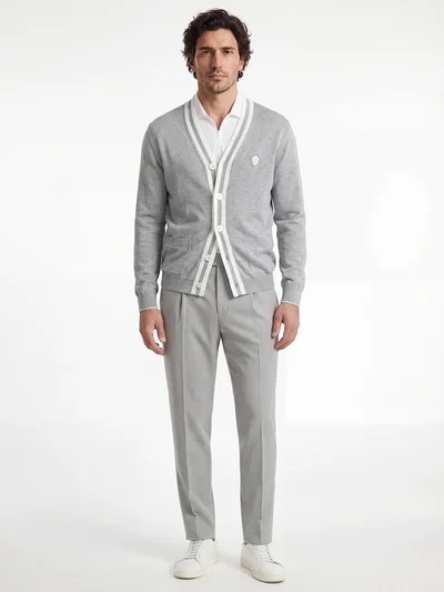 Кардиган цвет серый — превью 3