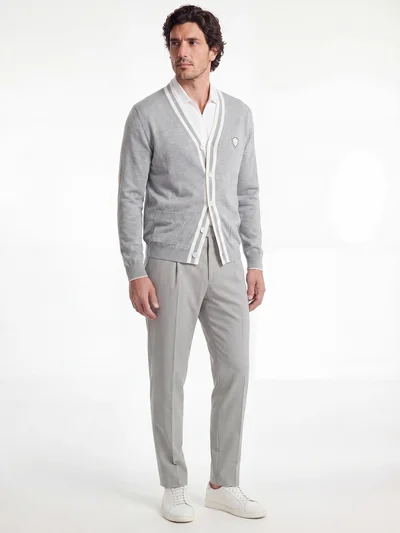 Кардиган цвет серый — превью 4