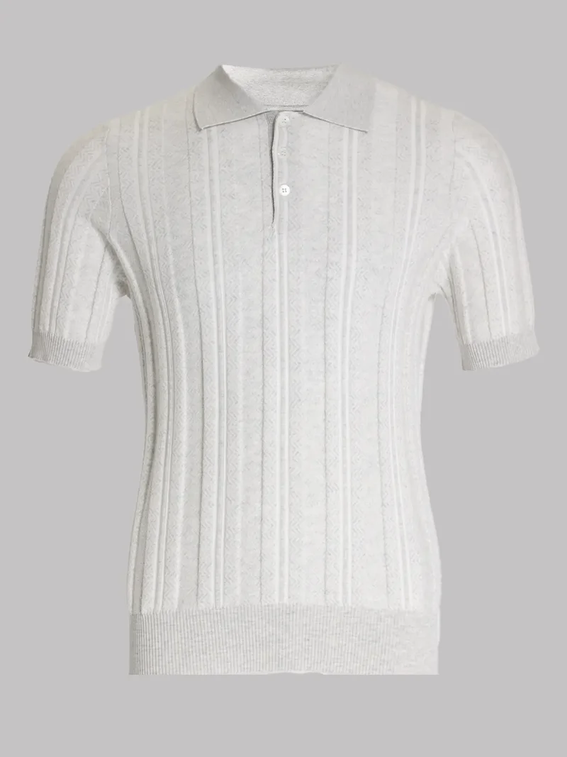 Поло цвет светло-серый