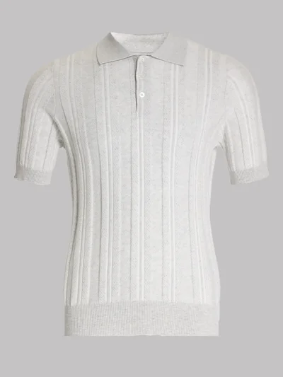 Поло цвет светло-серый — превью 1