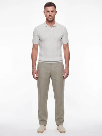 Поло цвет светло-серый — превью 3