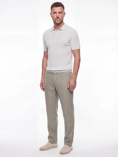 Поло цвет светло-серый — превью 4