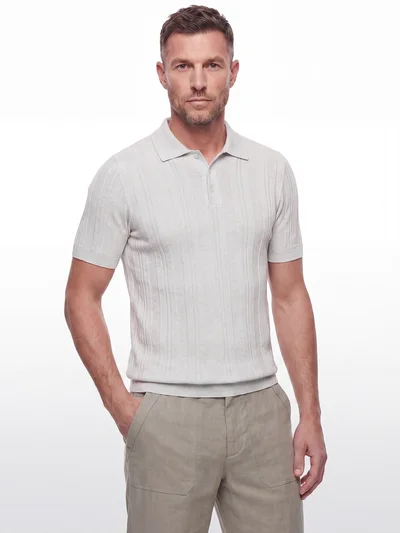 Поло цвет светло-серый — превью 6