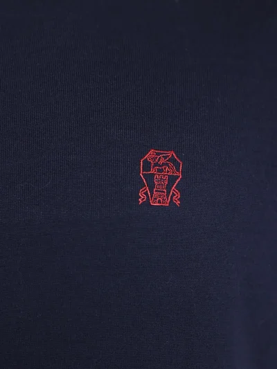 Джемпер цвет темно-синий — превью 2