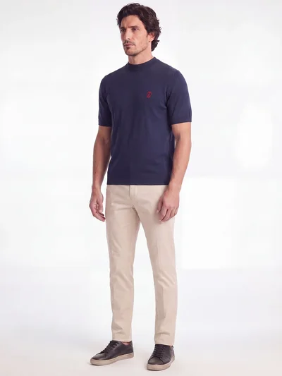 Джемпер цвет темно-синий — превью 4