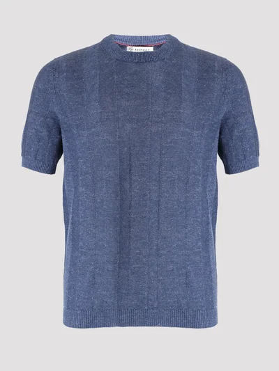 Джемпер цвет синий — превью 1