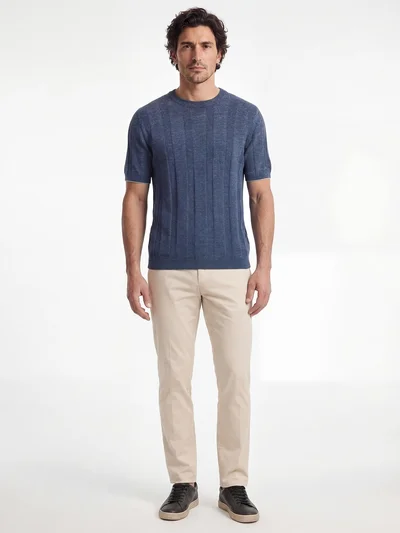 Джемпер цвет синий — превью 3