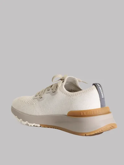 Кроссовки цвет молочно-серый — превью 3