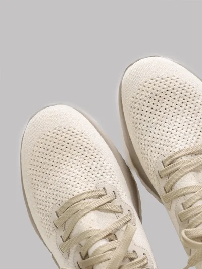 Кроссовки цвет молочно-серый — превью 4