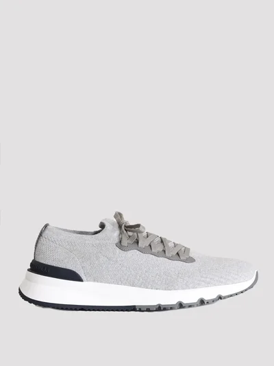 Кроссовки цвет серый — превью 1