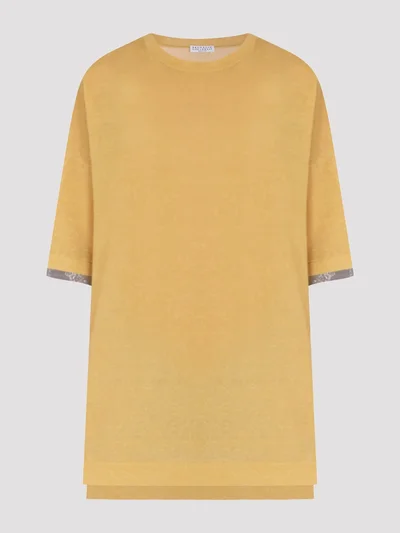 Джемпер цвет желтый — превью 1