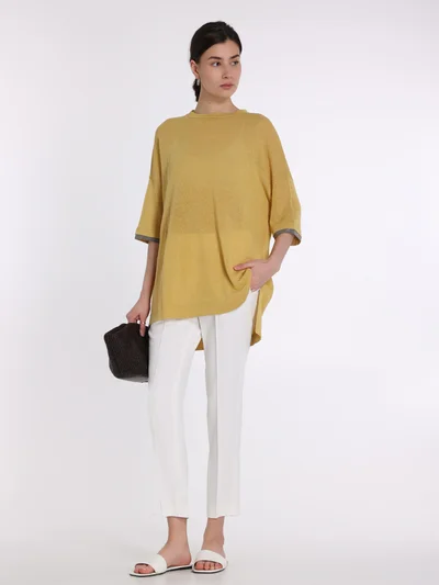 Джемпер цвет желтый — превью 3