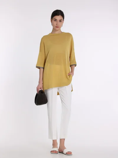 Джемпер цвет желтый — превью 4