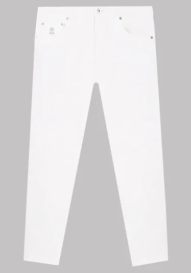 Джинсы цвет белый — превью 1