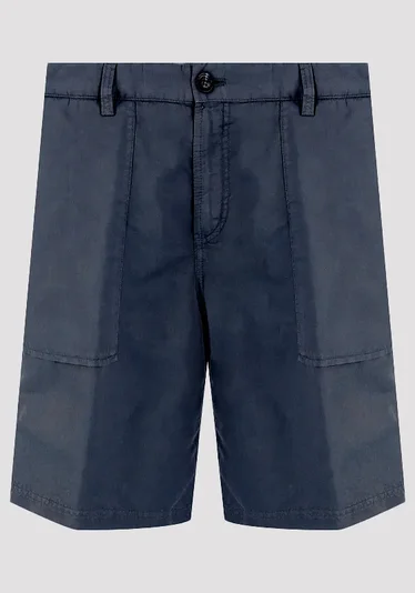 Шорты цвет синий — превью 1