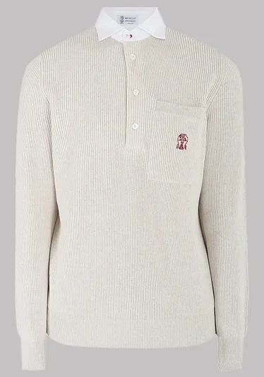 Поло цвет бежевый — превью 1