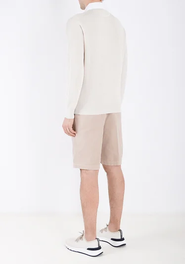 Поло цвет бежевый — превью 4